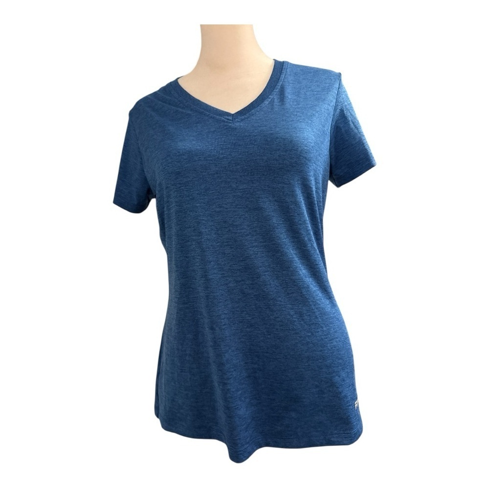 Women's Blue V-Neck T-Shirt
